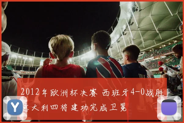 2012年欧洲杯决赛 西班牙4-0战胜意大利四将建功完成卫冕