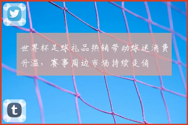 世界杯足球礼品热销带动球迷消费升温，赛事周边市场持续走俏